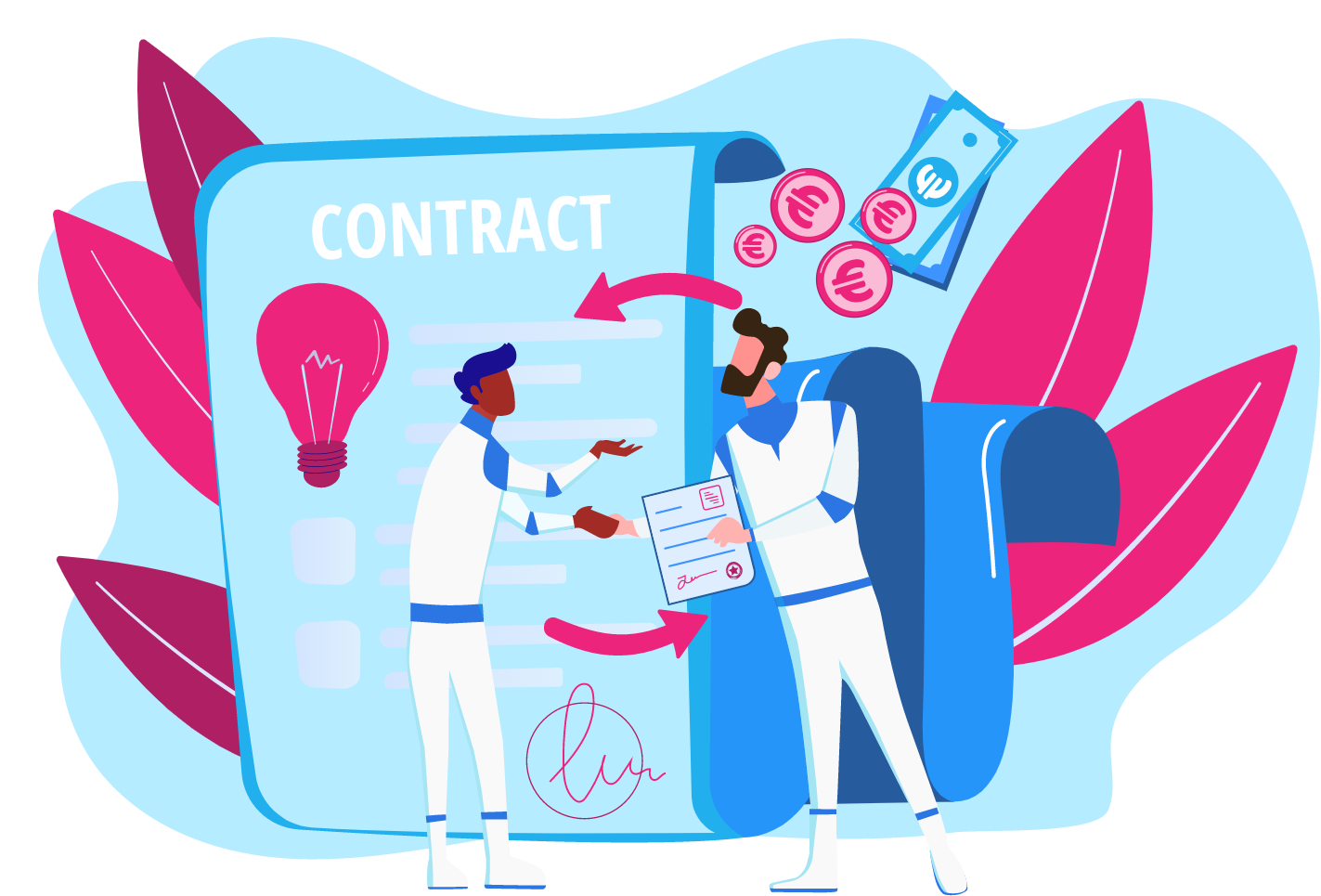 Contract Management ISPnext illustration