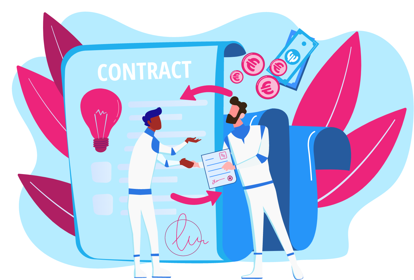 Contract Management ISPnext illustration Contract Management ISPnext illustration