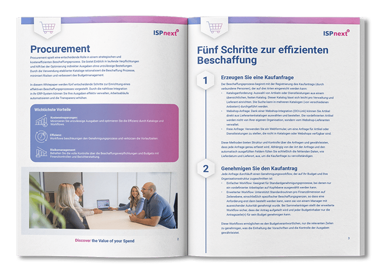 Cover des Whitepapers Procurement in 5 Schritten