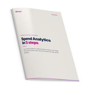 Cover of the whitepaper Spend Analytics in 5 steps