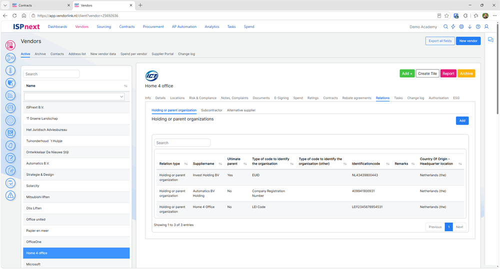 ISPnext DORA: third-party risk management