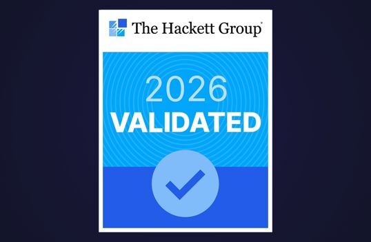 Erkenning in The Hackett Group’s SolutionMap 2026