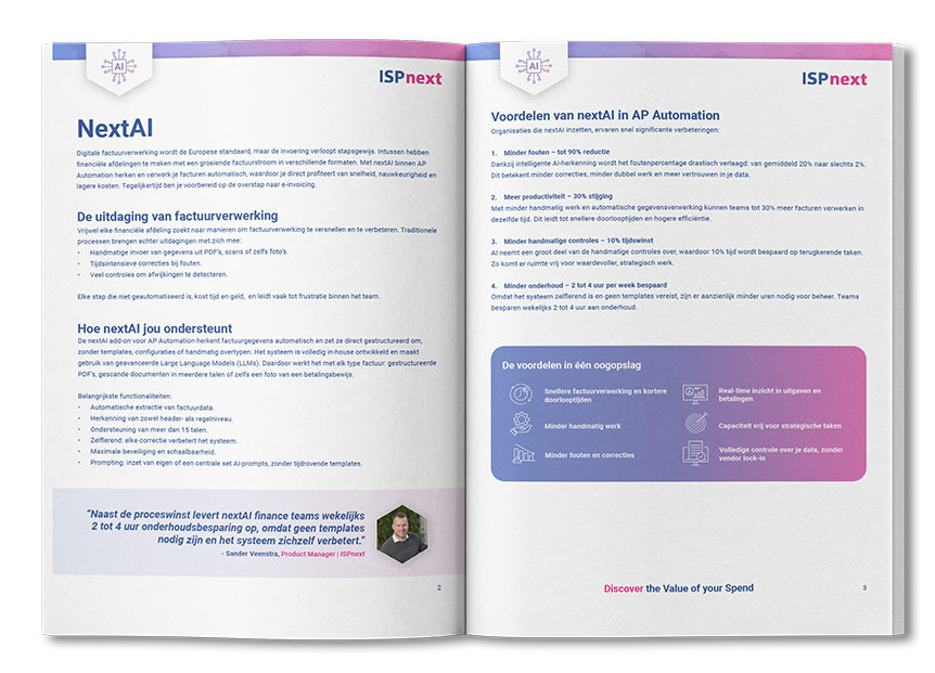 Whitepaper mockup: nextAI practice, results & benefits