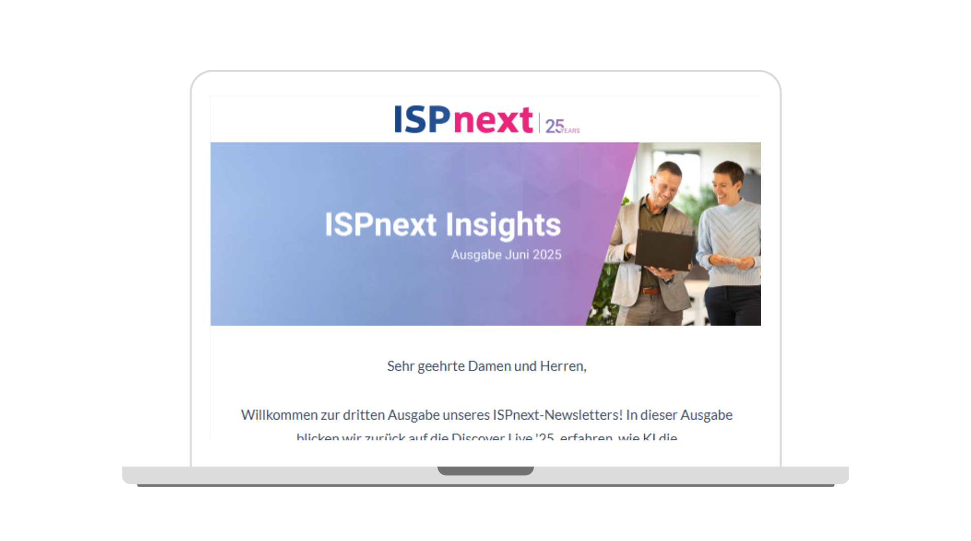 Titelbild Newsletter Abonnieren Sie den Newsletter