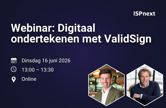 Webinar: Digitaal ondertekenen met ValidSign