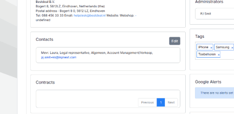 ISPnext Vendor Management: samenwerking en contracten per leverancier
