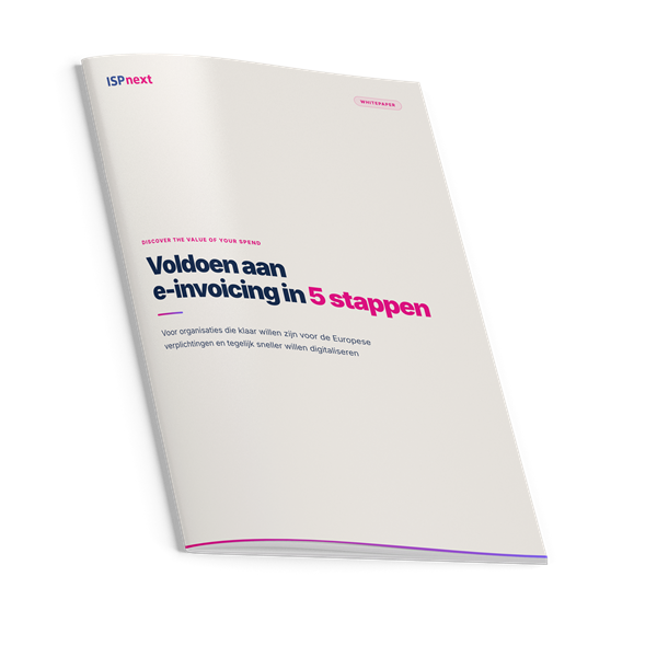 Cover van de whitepaper In 5 stappen voldoen aan de e-invoicingverplichting