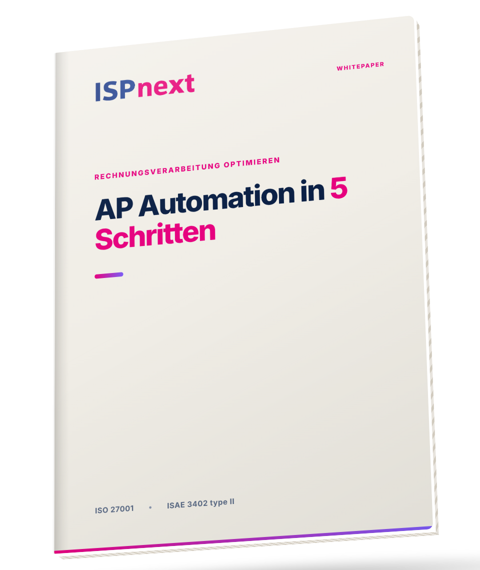 Whitepaper-Mockup: AP Automation in 5 Schritten