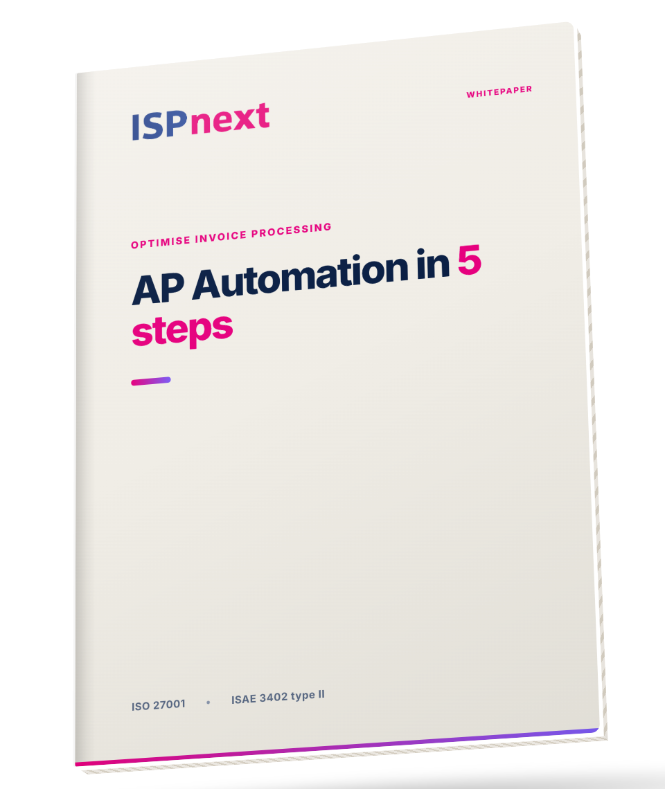 Whitepaper mockup: AP Automation in 5 steps