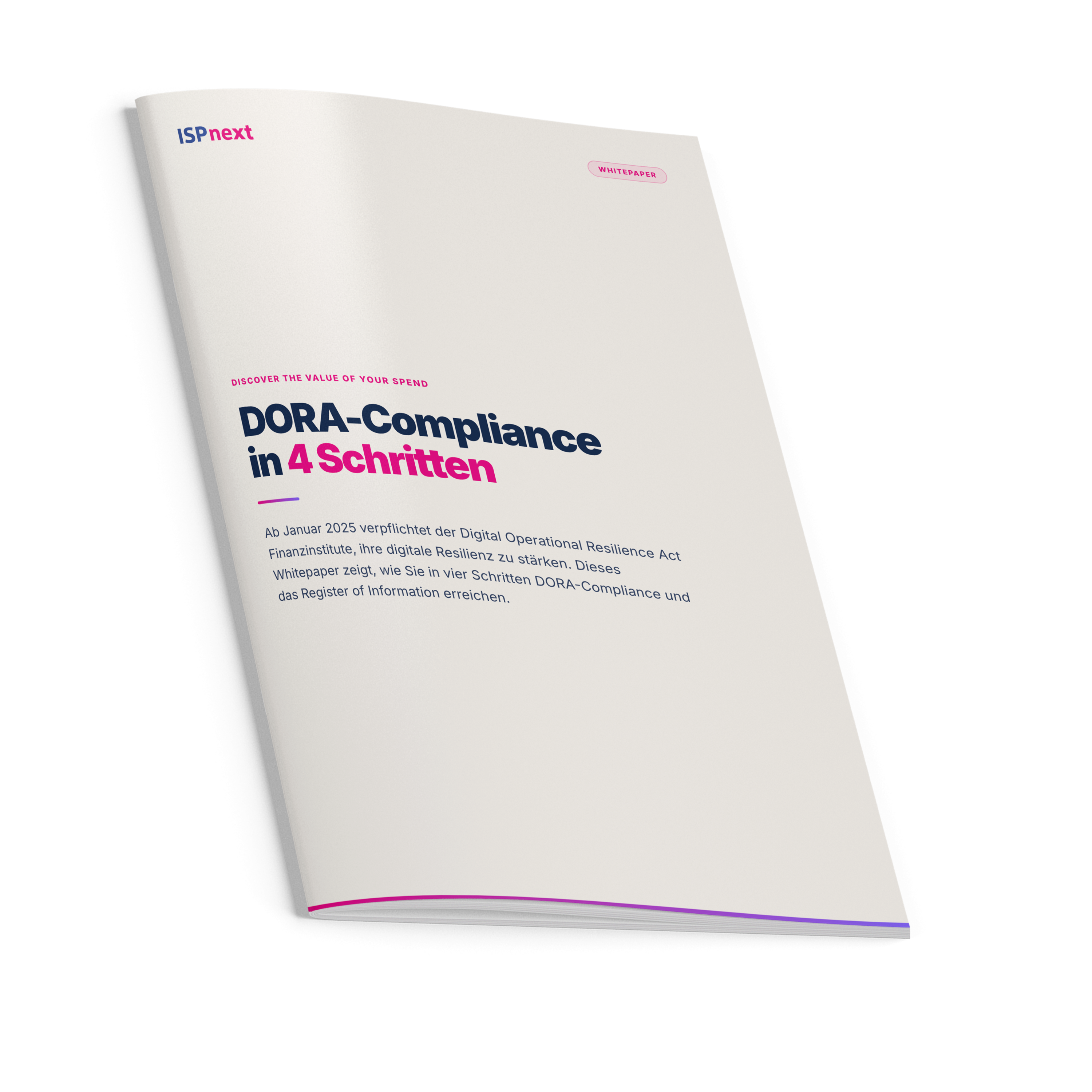 Whitepaper DORA-Compliance in 4 Schritten